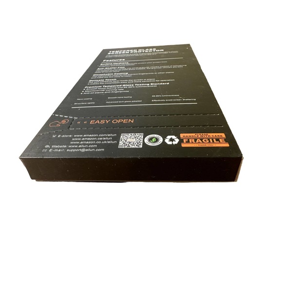 Tempered Glass Screen Protector iPhone 14 Pro 6.1" Free Lens Cover 3Pack - Picture 3 of 4